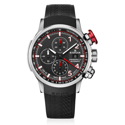 Edox Men's Chronorally Automatic Chronograph Watch