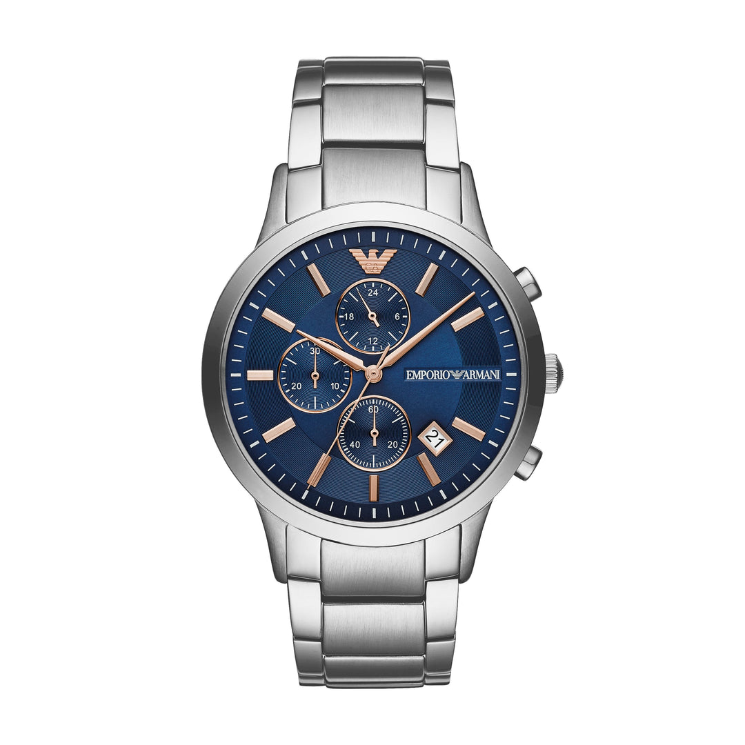 EMPORIO ARMANI CHRONOGRAPH STAINLESS STEEL WATCH