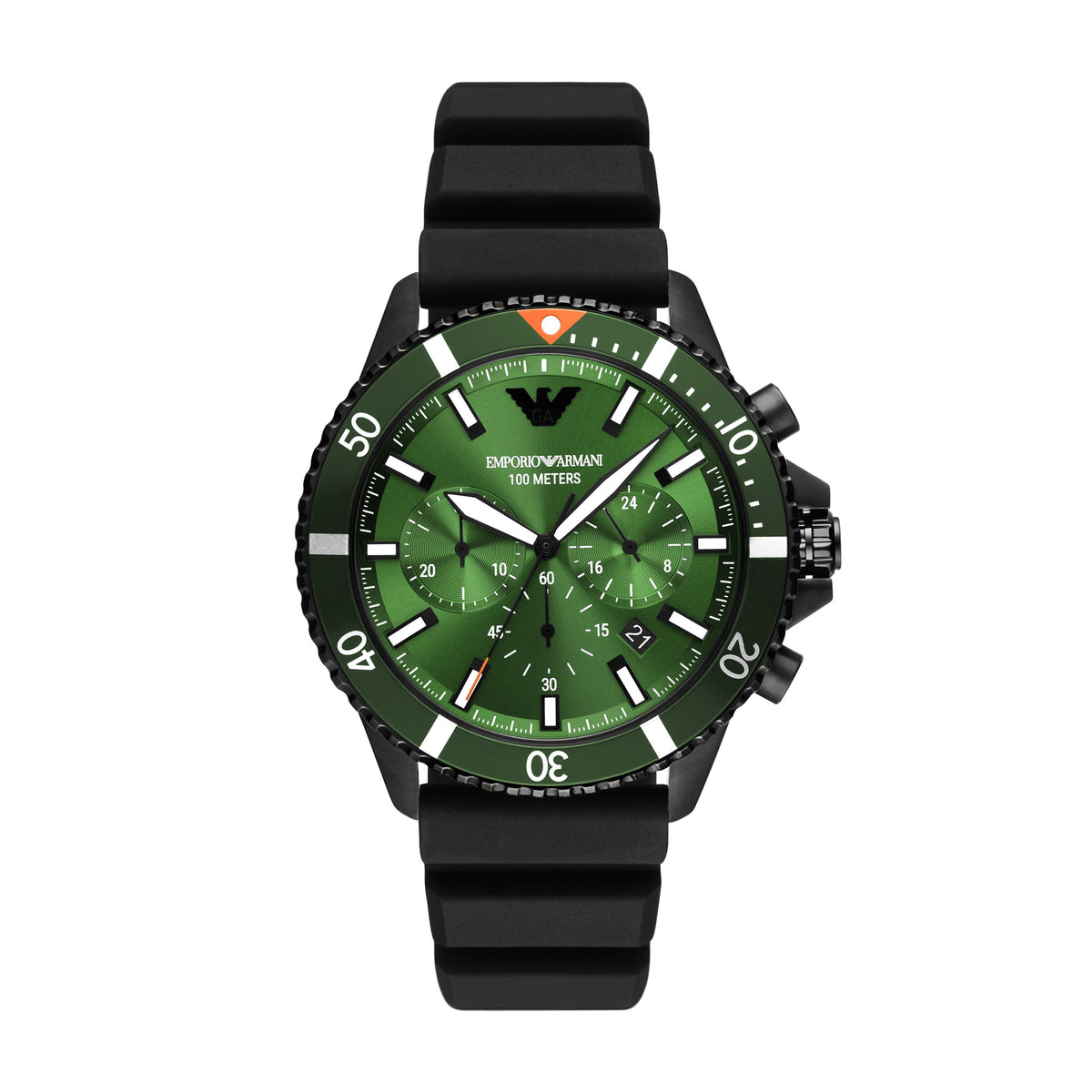 Emporio Armani Diver Analog Green Dial Men's Watch
