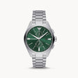 Emporio Armani Green Dial Chronograph Stainless Steel Men's Watch