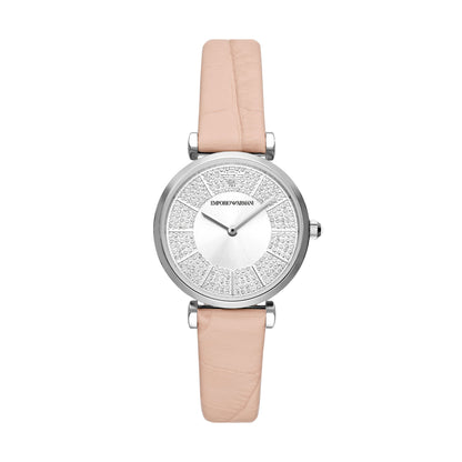 Emporio Armani Gianni T-Bar Women's Pro-Planet Leather Watch