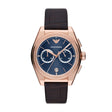 Emporio Armani Federico Men's Pro-Planet Leather Watch