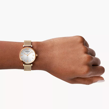 Emporio Armani Gianni T-Bar Women's Stainless Steel Watch