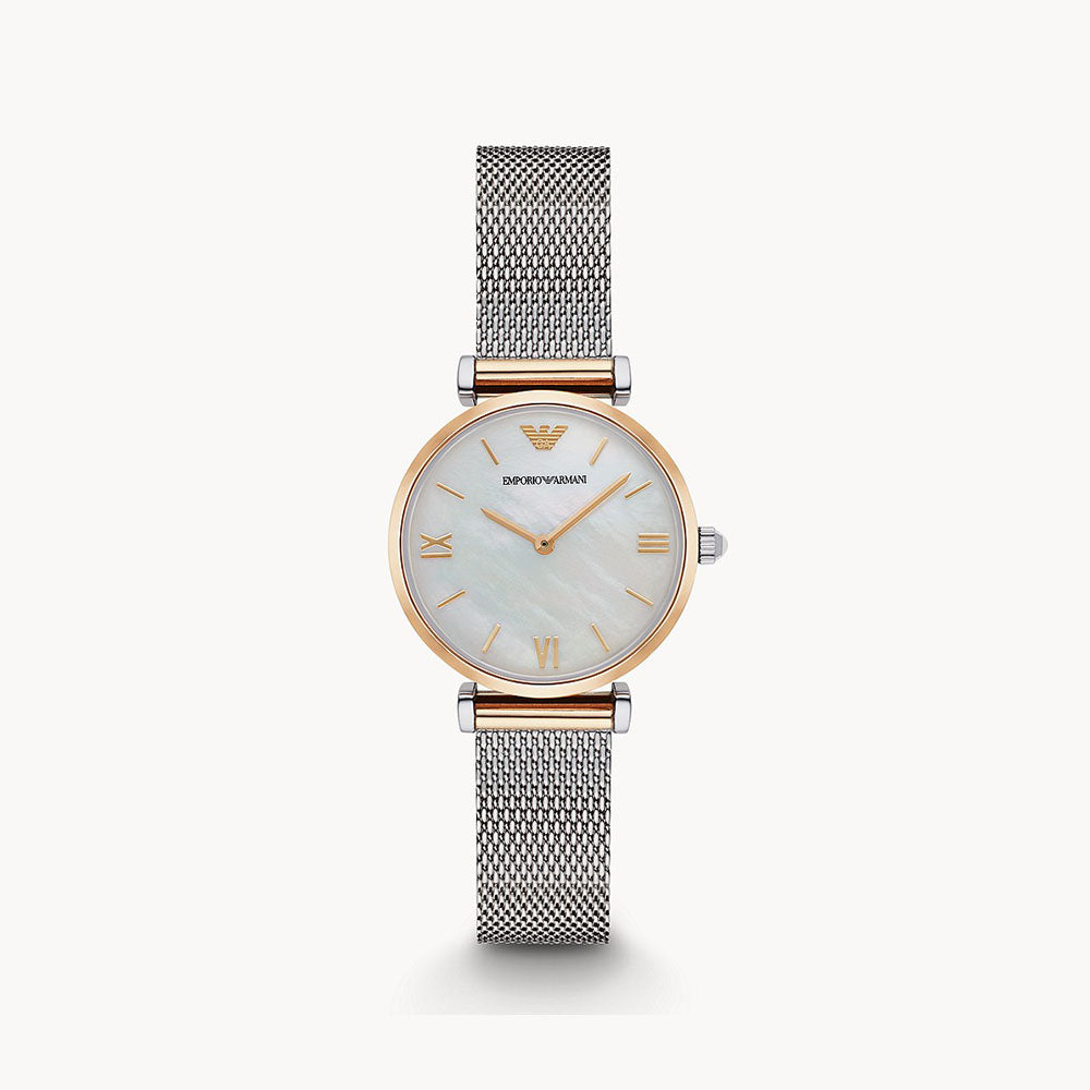Emporio Armani Women's Two-Hand Stainless Steel Watch