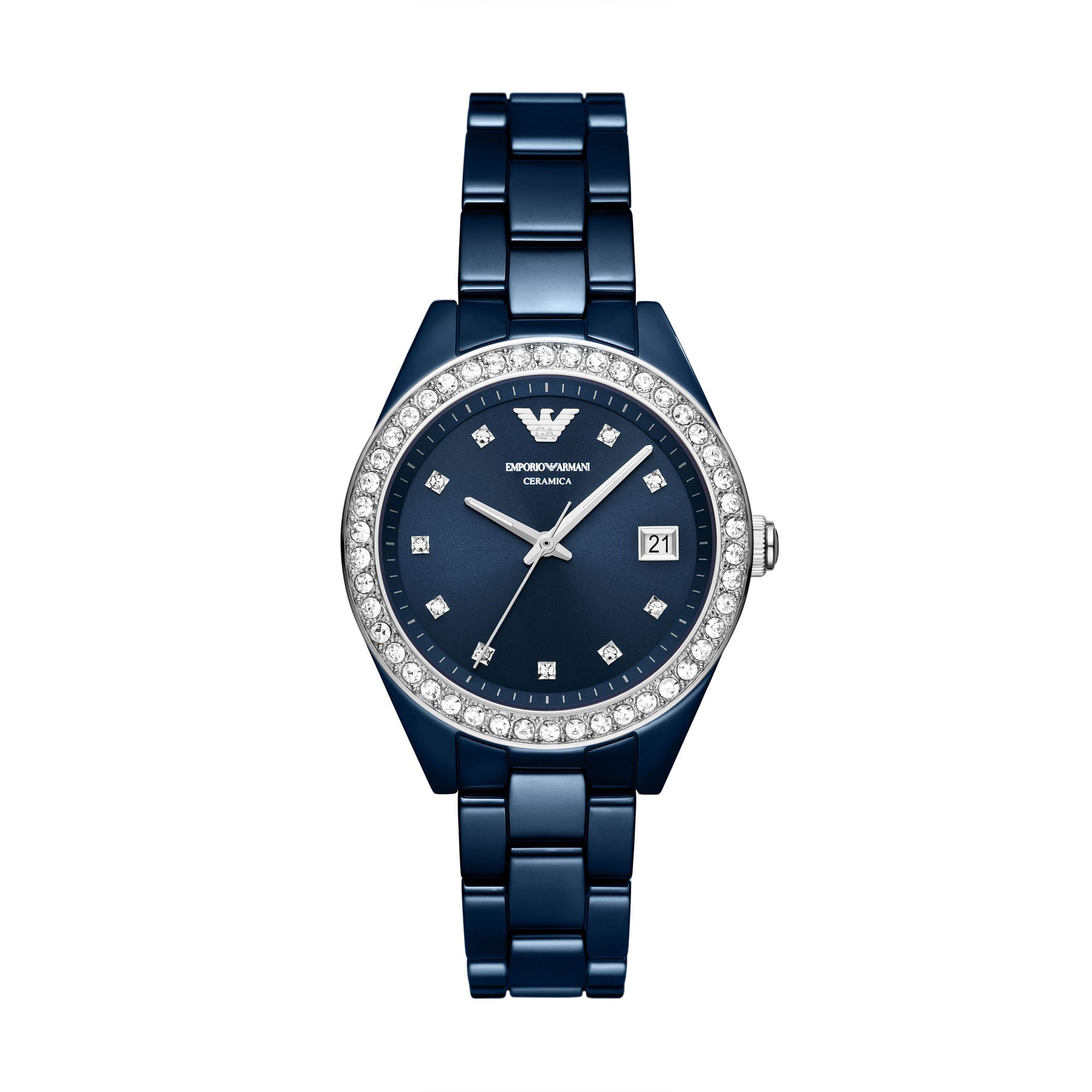 EMPORIO ARMANI LEO WOMEN'S CERAMIC WATCH – The Watch House