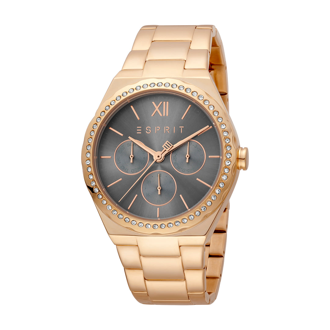Esprit Women's Multi Function Fashion Quartz Analog Rose Gold Watch