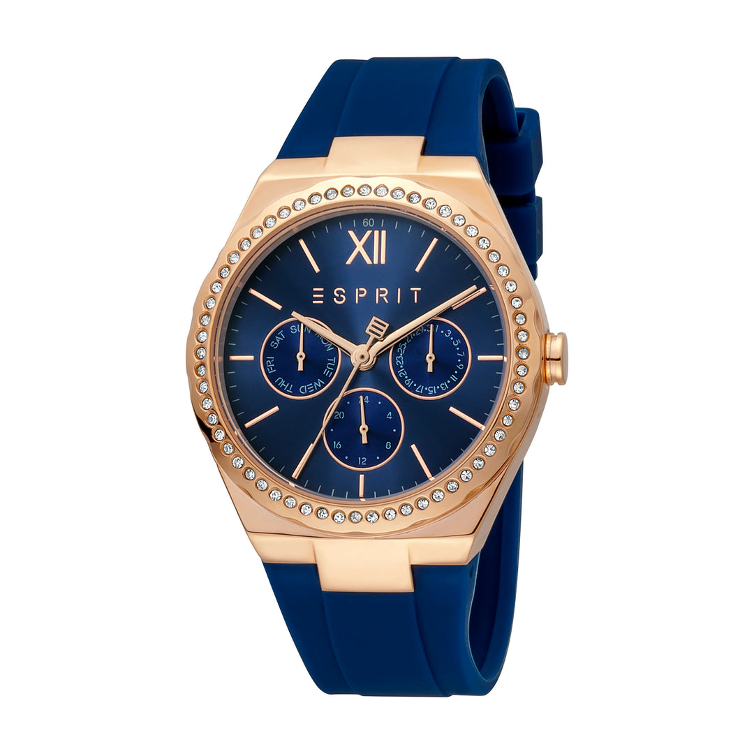 Esprit Women's Multi Function Fashion Quartz Analog Dark Blue Watch