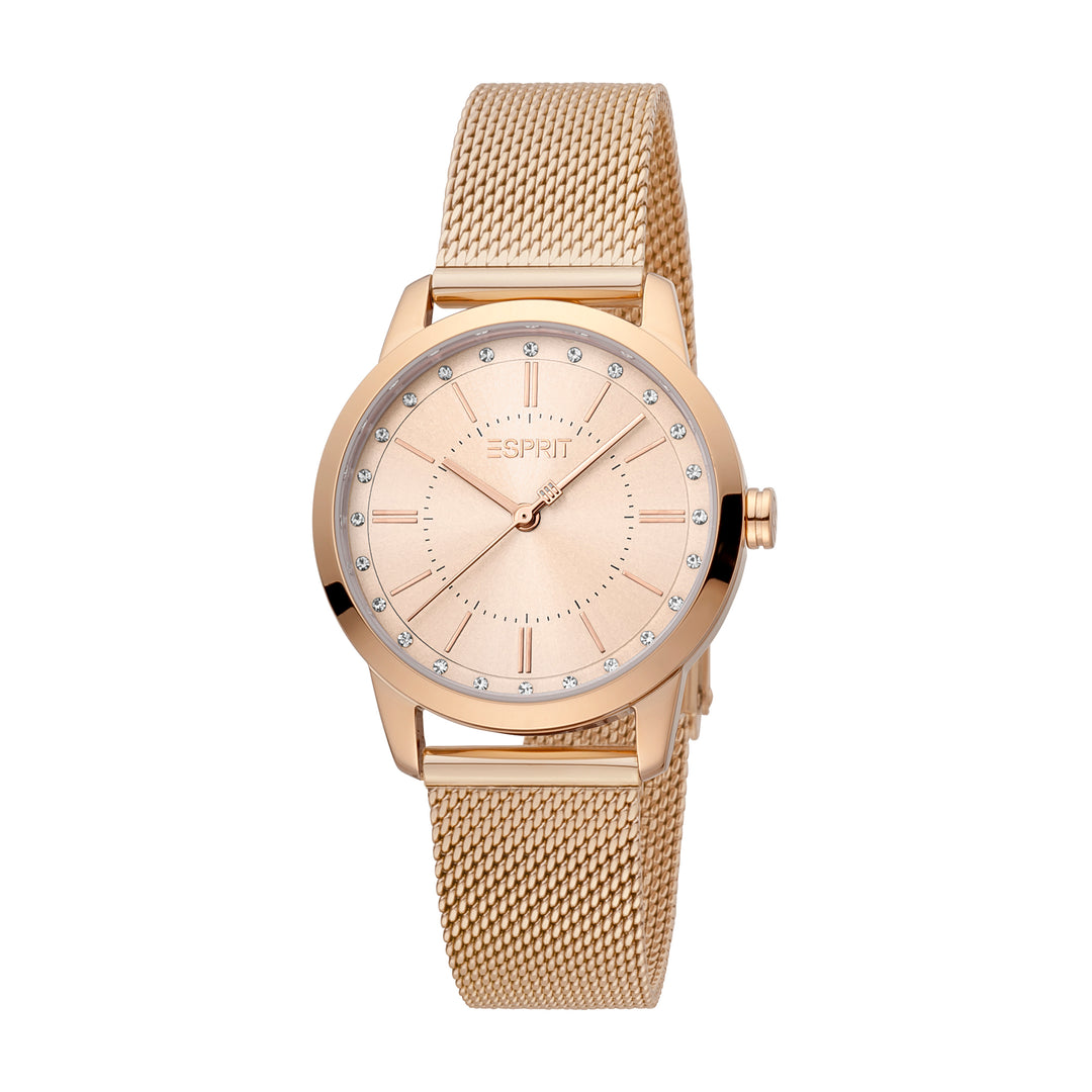 Esprit Women's 2 Hands Fashion Quartz Analog Rose Gold Watch