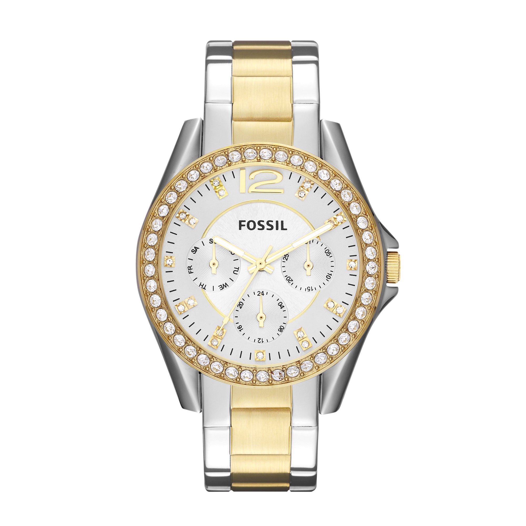 Fossil riley outlet gold