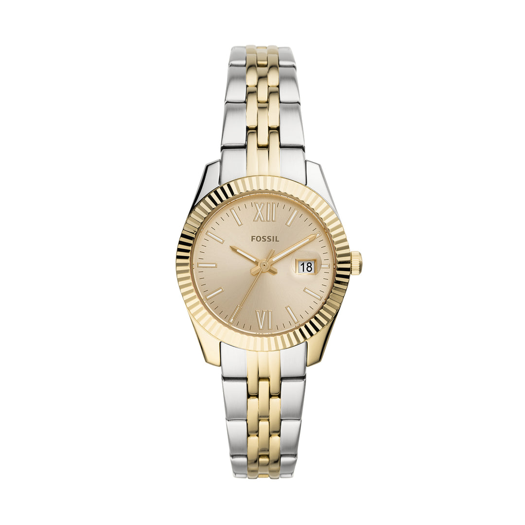 Fossil Analog Women's Watch Gold Plated Metal Bracelet - ES4949