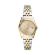 Fossil Analog Women's Watch Gold Plated Metal Bracelet