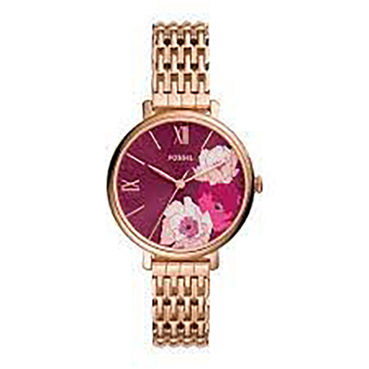 Fossil Analog Men's Watch Gold Plated Metal Bracelet