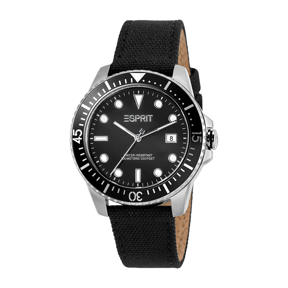 Esprit Men's Hudson Fashion Quartz Black Watch