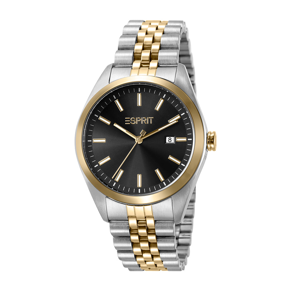 Esprit Men's Mason Fashion Quartz Two Tone Silver and Gold Watch