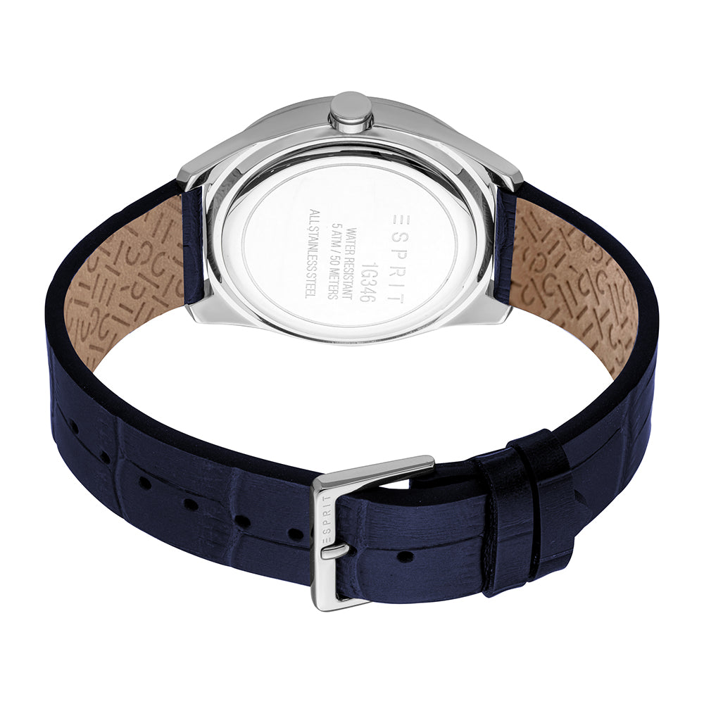 Montre Esprit ES1L345M0105 pour Femme Bleu nocturne en Acier Montre Esprit ES1L345M0105 pour Femme Bleu nocturne en Acier