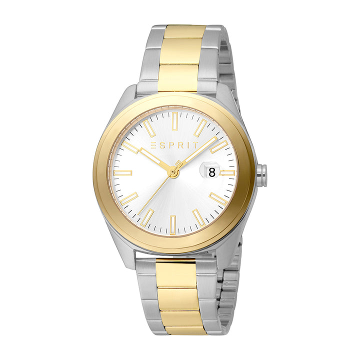Esprit Men's Fashion Quartz Two Tone Silver and Gold Watch
