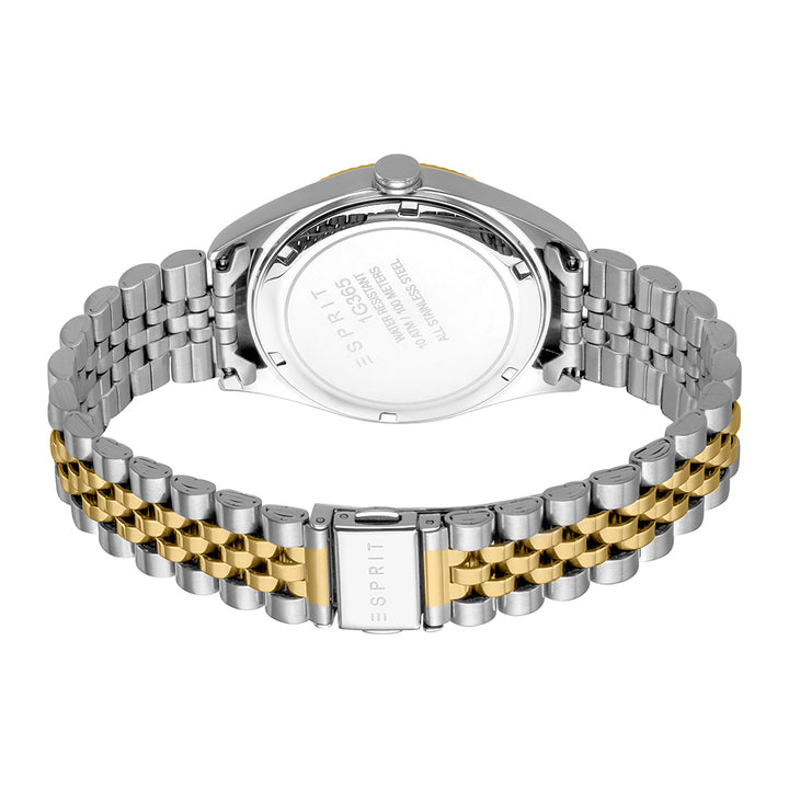 Esprit Men's Hugh Fashion Quartz Two Tone Silver and Gold Watch