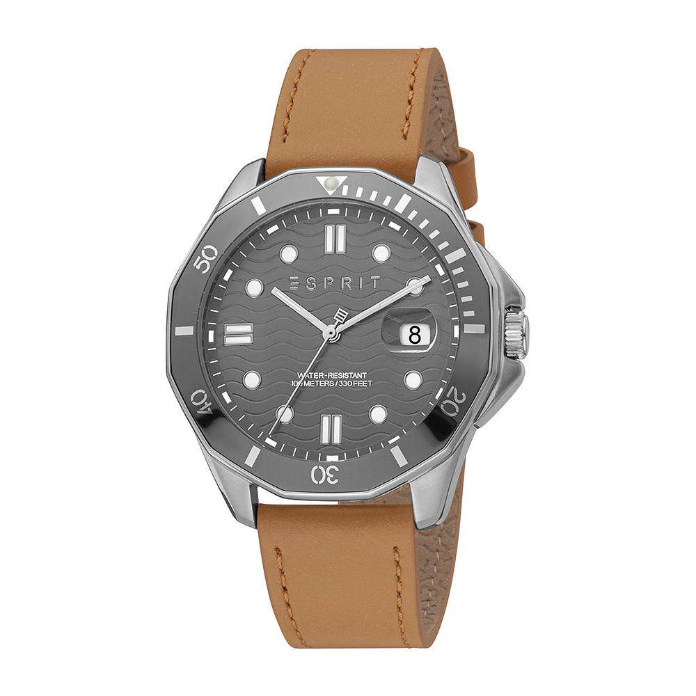 Esprit Men's Kale Fashion Quartz Brown Watch