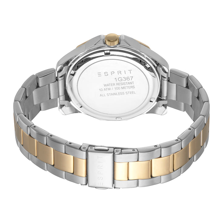 Esprit Men's Kale Fashion Quartz Two Tone Silver and Gold Watch