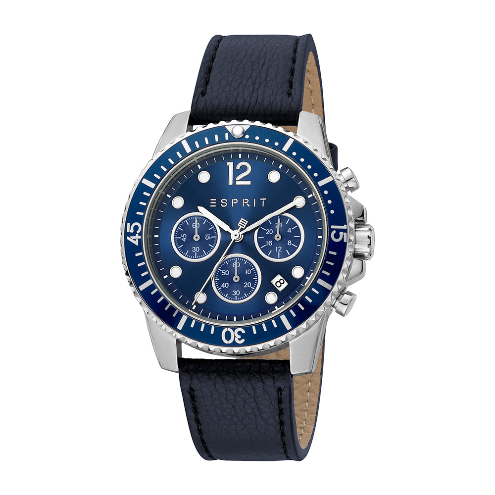 Esprit Men's Hudson Chrono Fashion Quartz Dark Blue Watch
