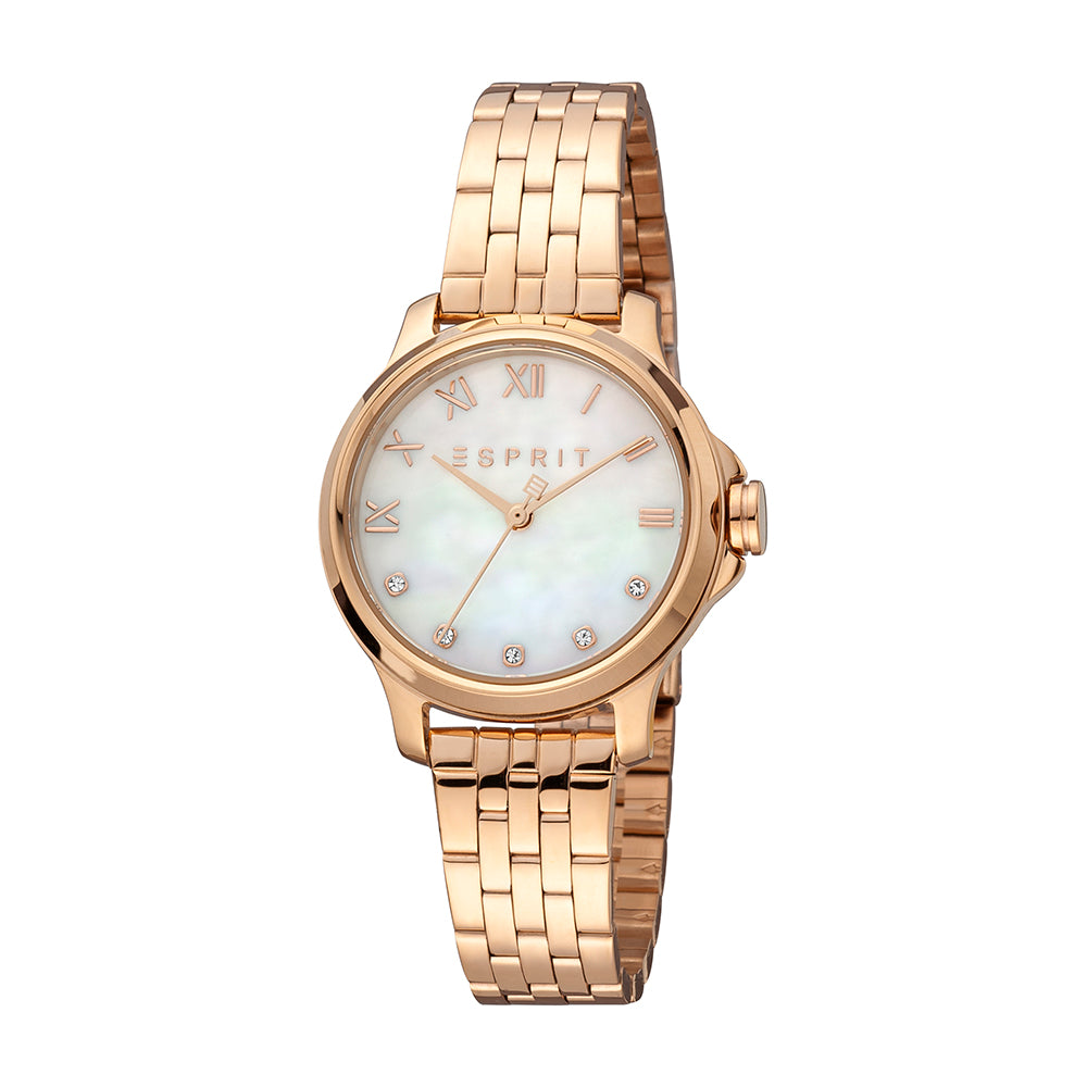 Esprit Women's Bent Ii Fashion Quartz Rose Gold Watch