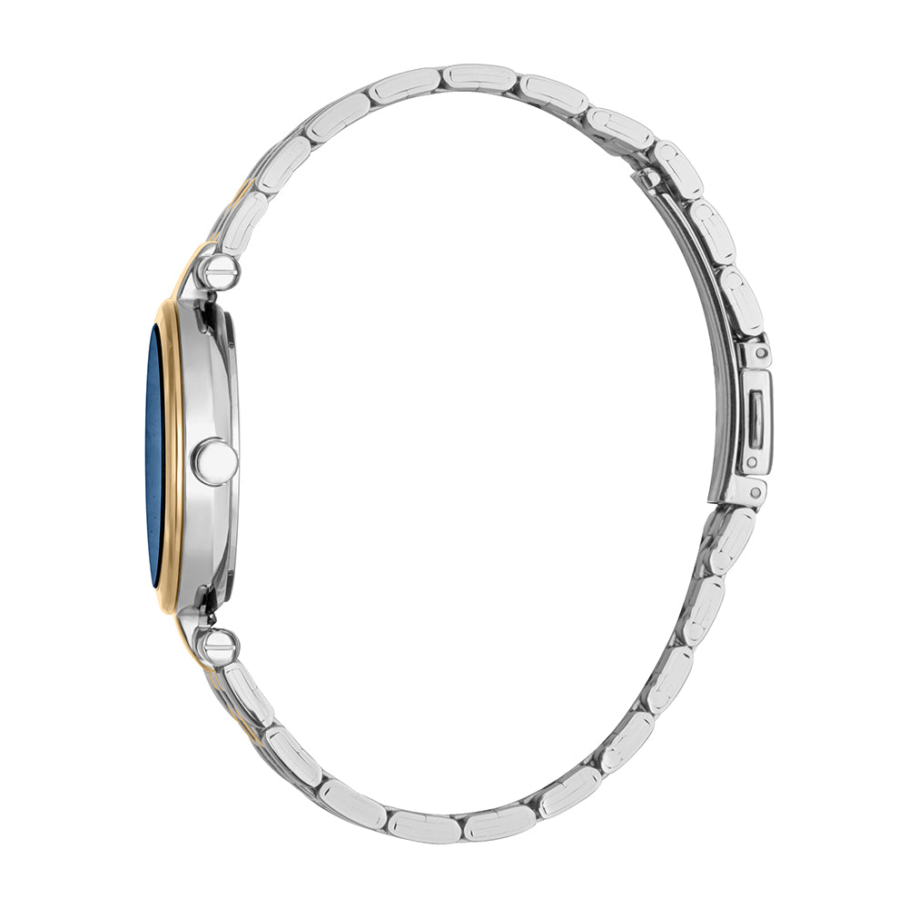 Esprit Women's Laila Dot Fashion Quartz Two Tone Silver and Gold Watch