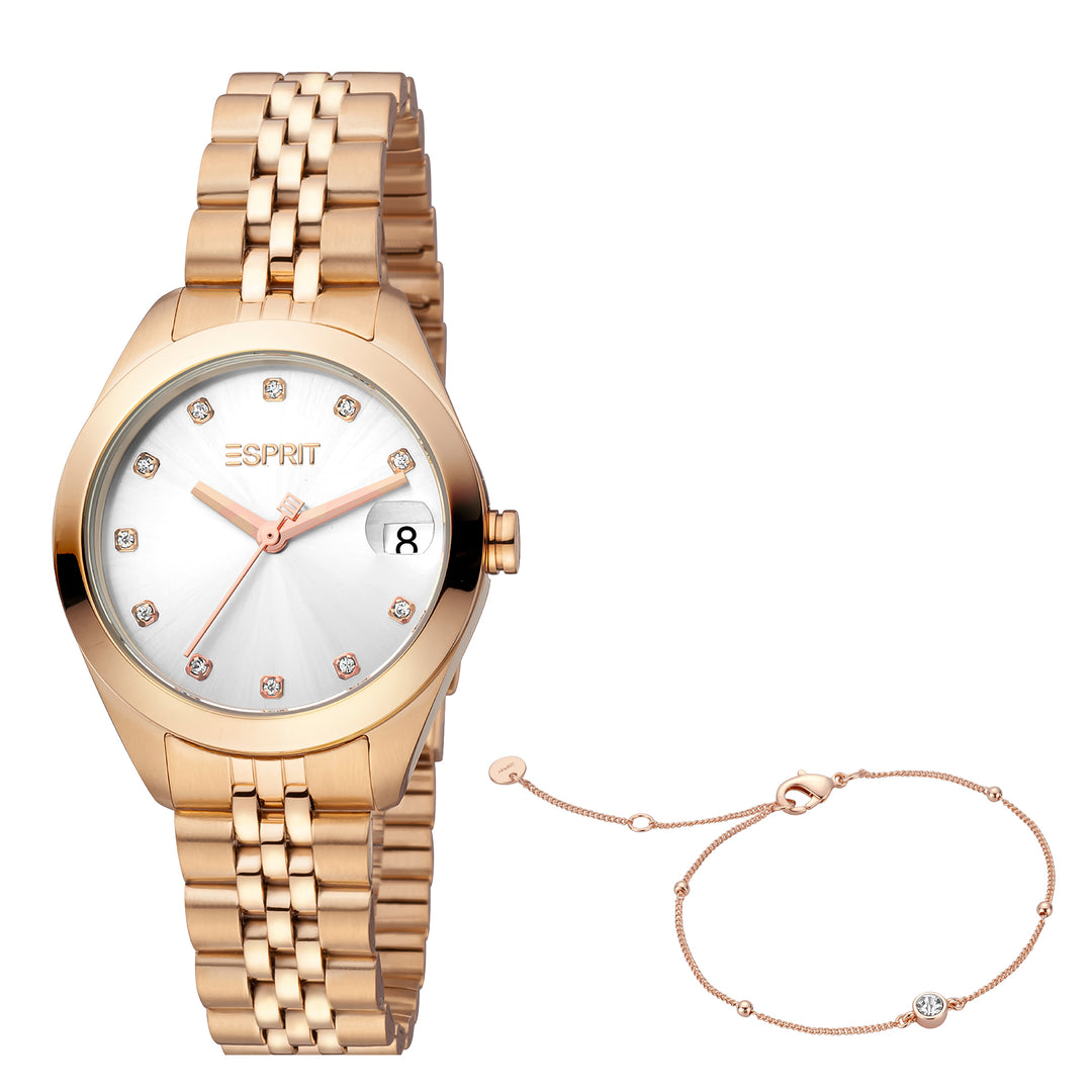 Esprit Women's Madison Fashion Quartz Rose Gold Watch