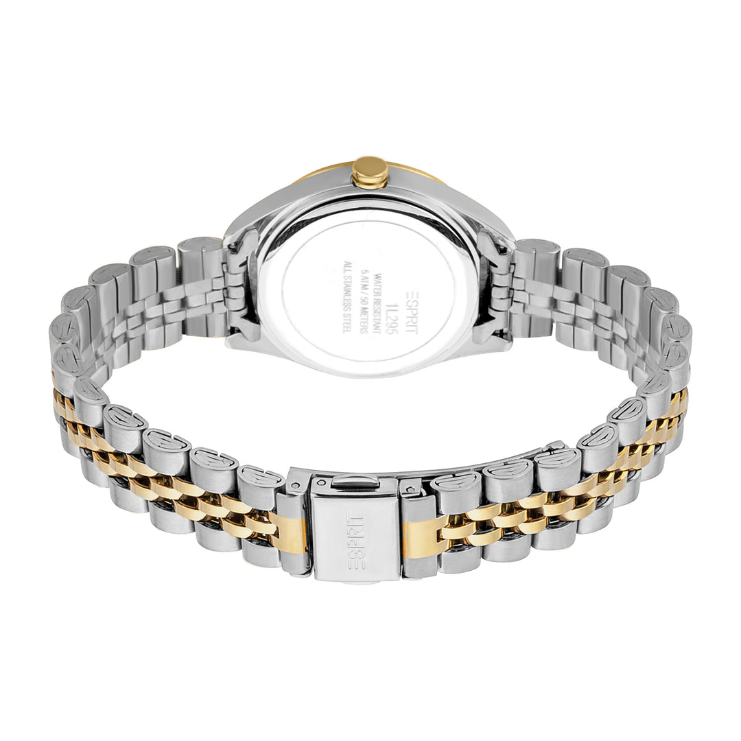 Esprit Women's Madison Fashion Quartz Two Tone Silver and Gold Watch With Bracelet