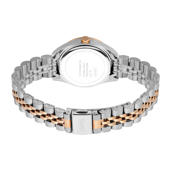 Esprit Women's Madison Fashion Quartz Two Tone Silver and Rose Gold Watch