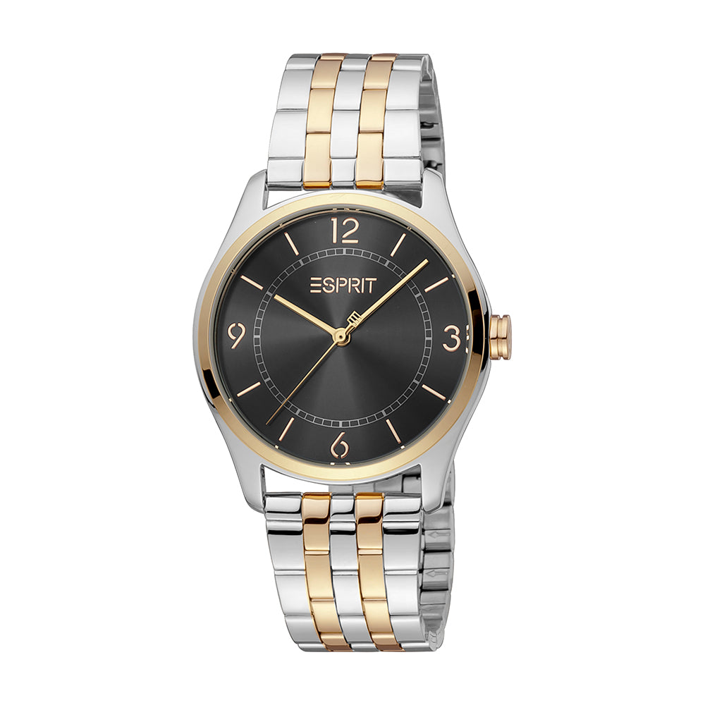 Esprit Women's Isla Fashion Quartz Two Tone Silver and Gold Watch