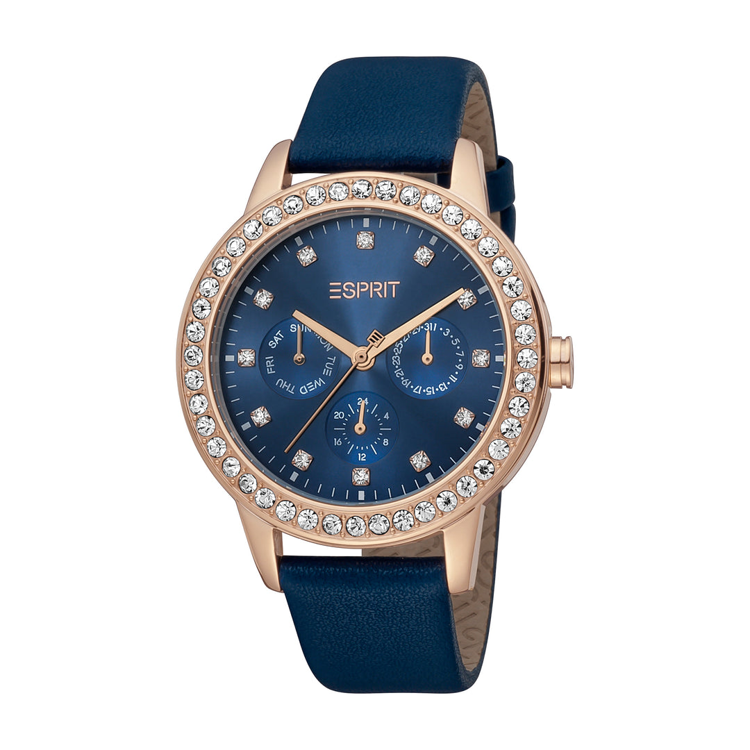 Esprit Women's Silvery Fashion Quartz Dark Blue Watch