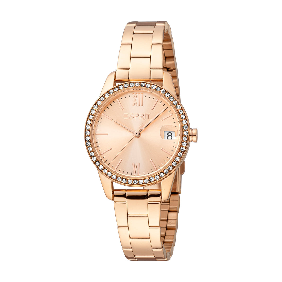 Esprit Women's Wind Glam Fashion Quartz Rose Gold Watch