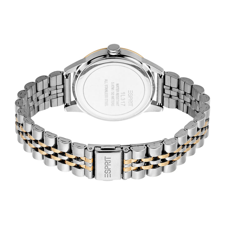 Esprit Women's Willow Fashion Quartz Two Tone Silver and Gold Watch