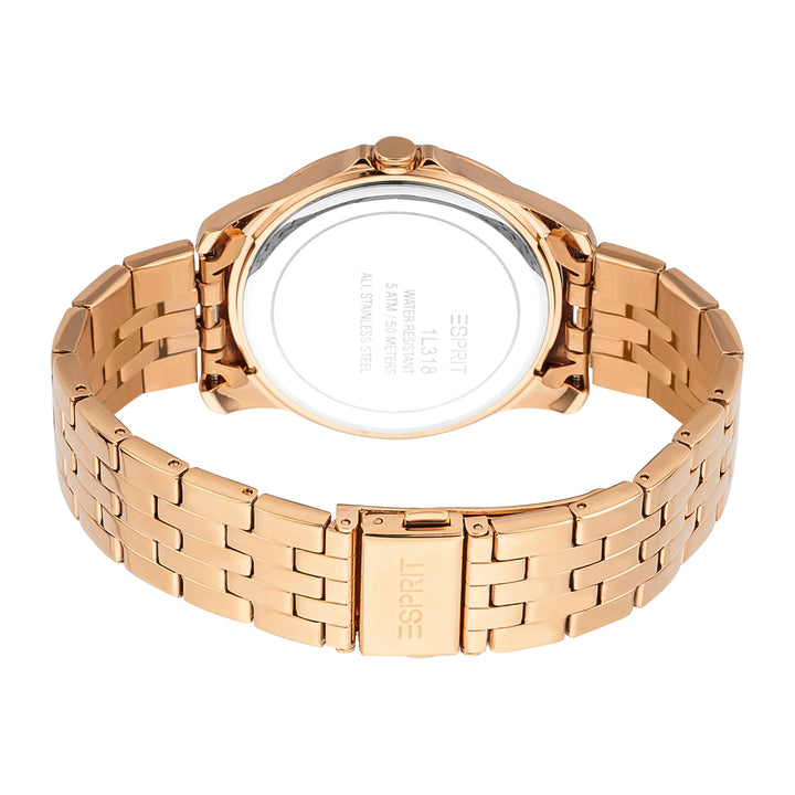 Esprit Women's Everly Fashion Quartz Rose Gold Watch