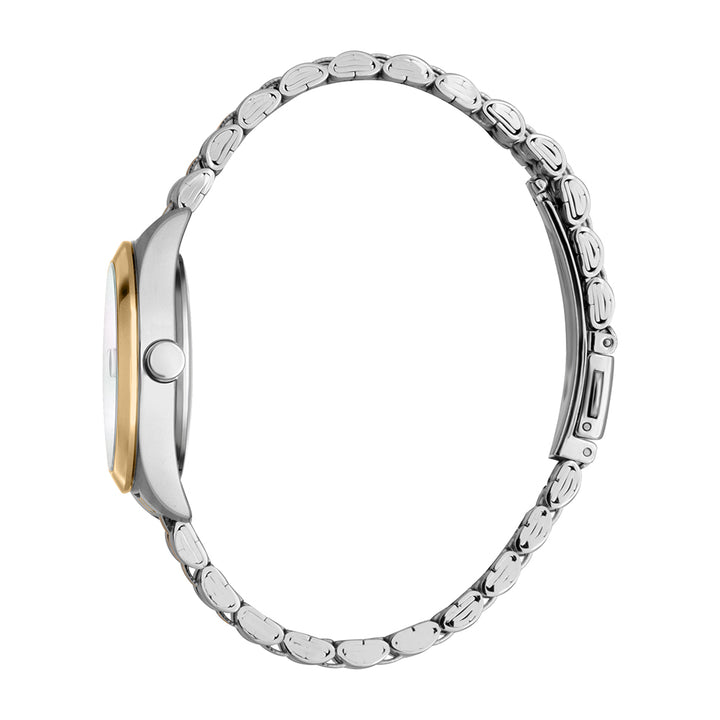 Esprit Women's Gina Fashion Quartz Two Tone Silver and Gold Watch