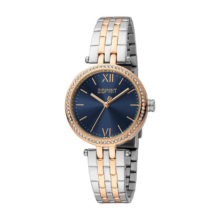 Esprit Women's Elena Fashion Quartz Two Tone Silver & Rose Gold Watch