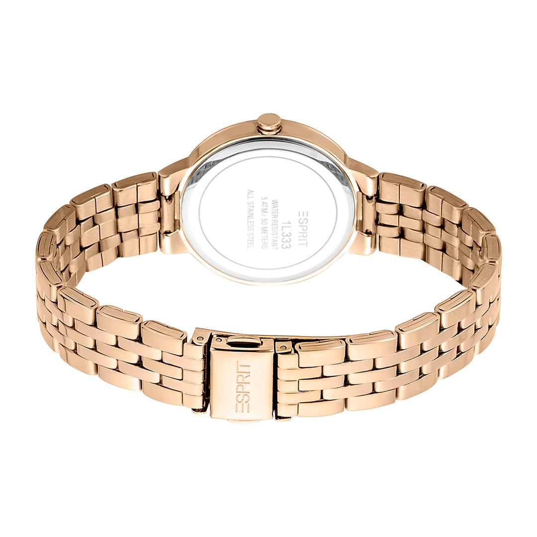 Esprit Women's Cara Glam Fashion Quartz Rose Gold Watch