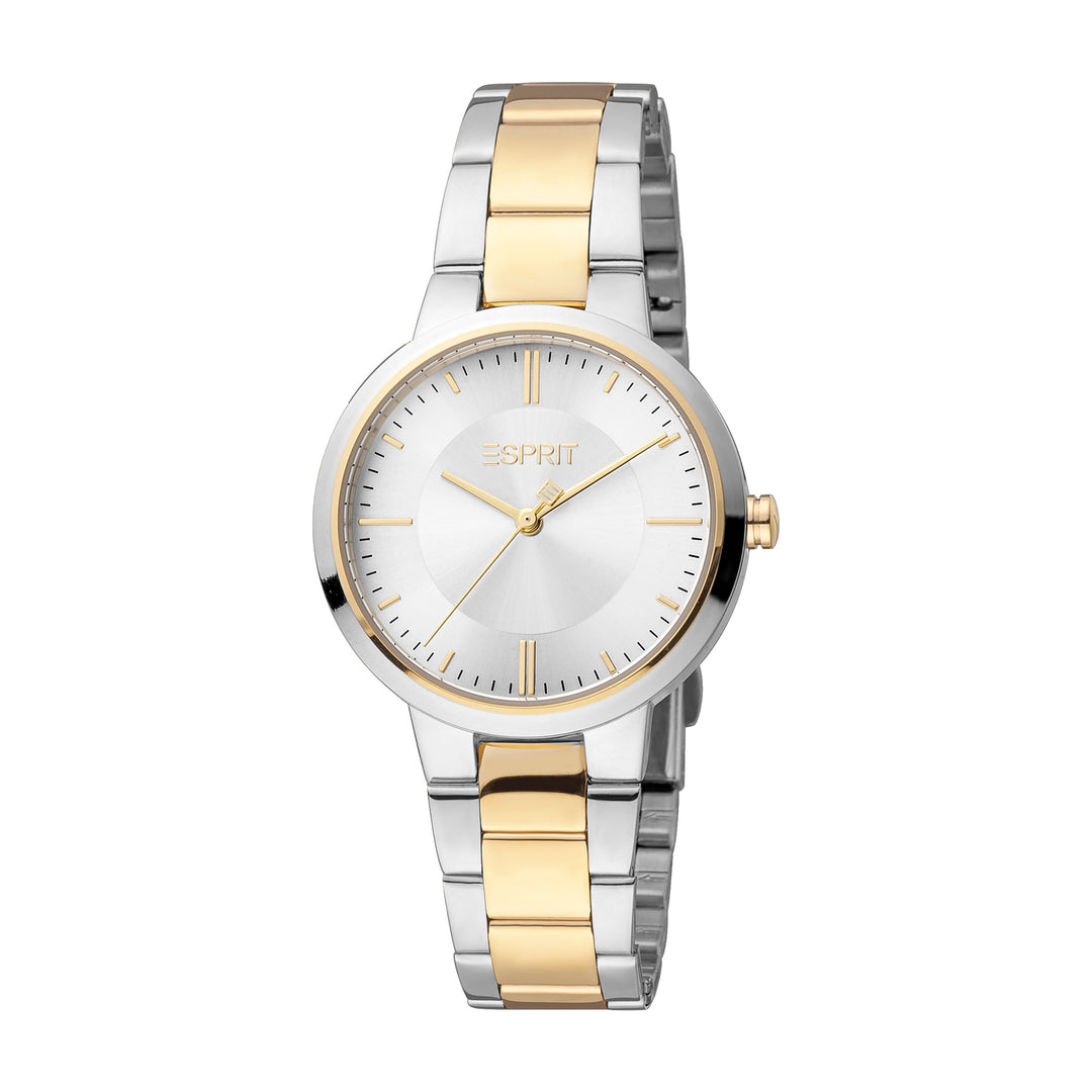 Esprit Women's Cara Fashion Quartz Two Tone Silver and Gold Watch