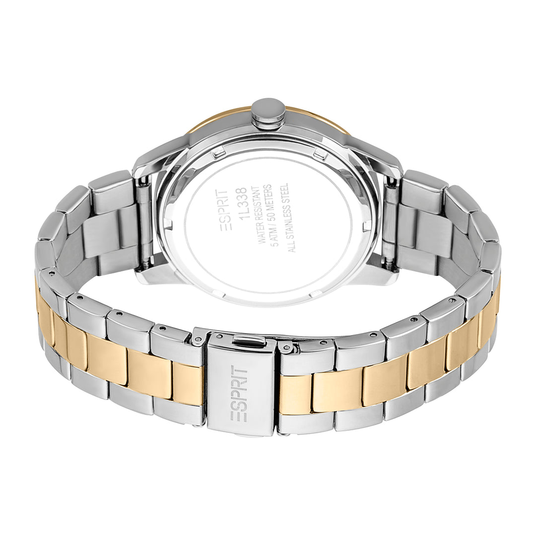 Esprit Women's Amara Fashion Quartz Two Tone Silver and Gold Watch