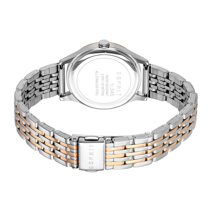 Esprit Women's Anny Fashion Quartz Two Tone Silver & Rose Gold Watch