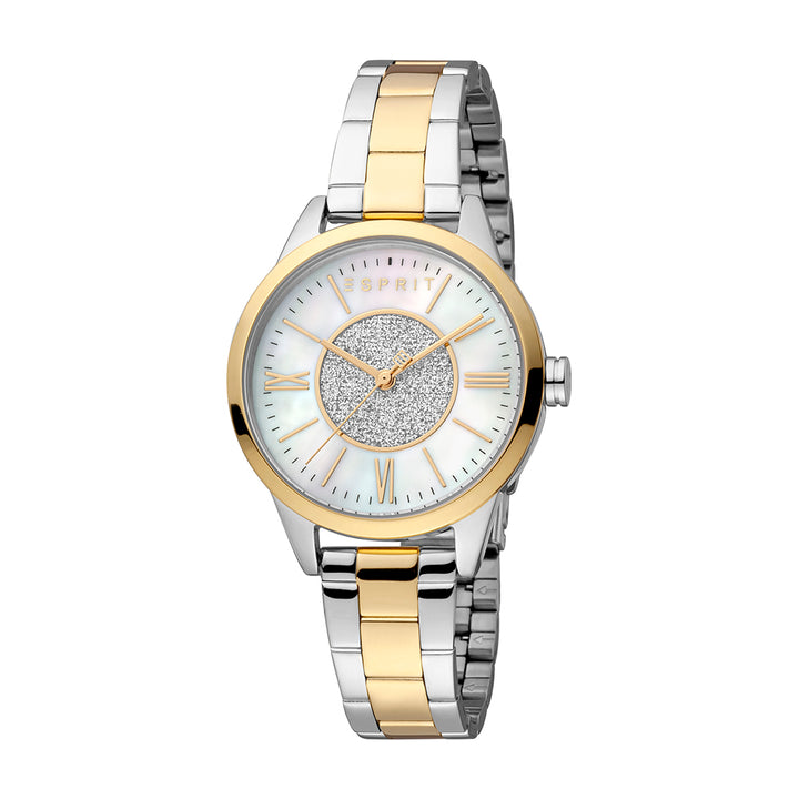 Esprit Women's Fashion Quartz Two Tone Silver and Gold Watch