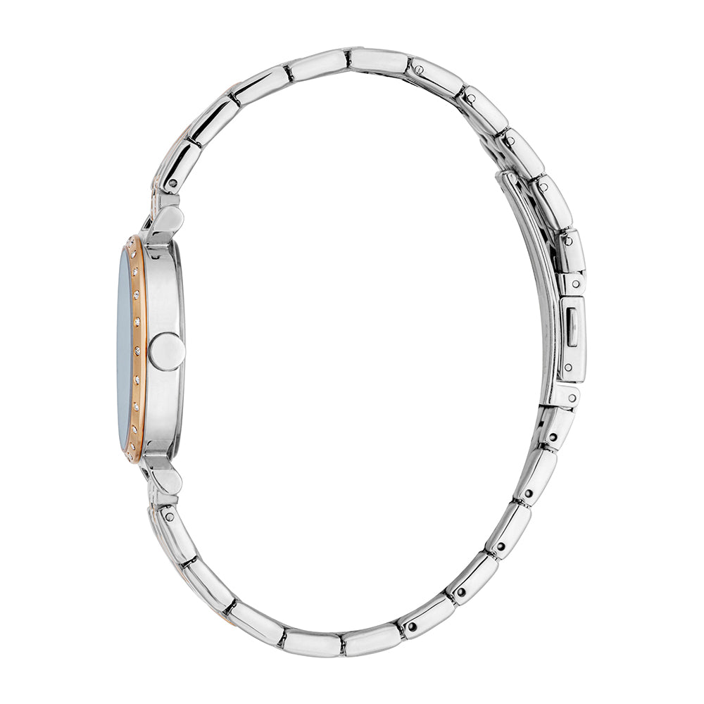 Esprit Women's Fashion Quartz Two Tone Silver & Rose Gold Watch