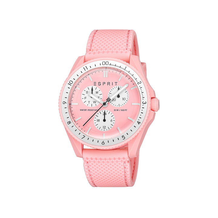 Esprit Unisex Fashion Eco-Ceramic Quartz Pink Watch