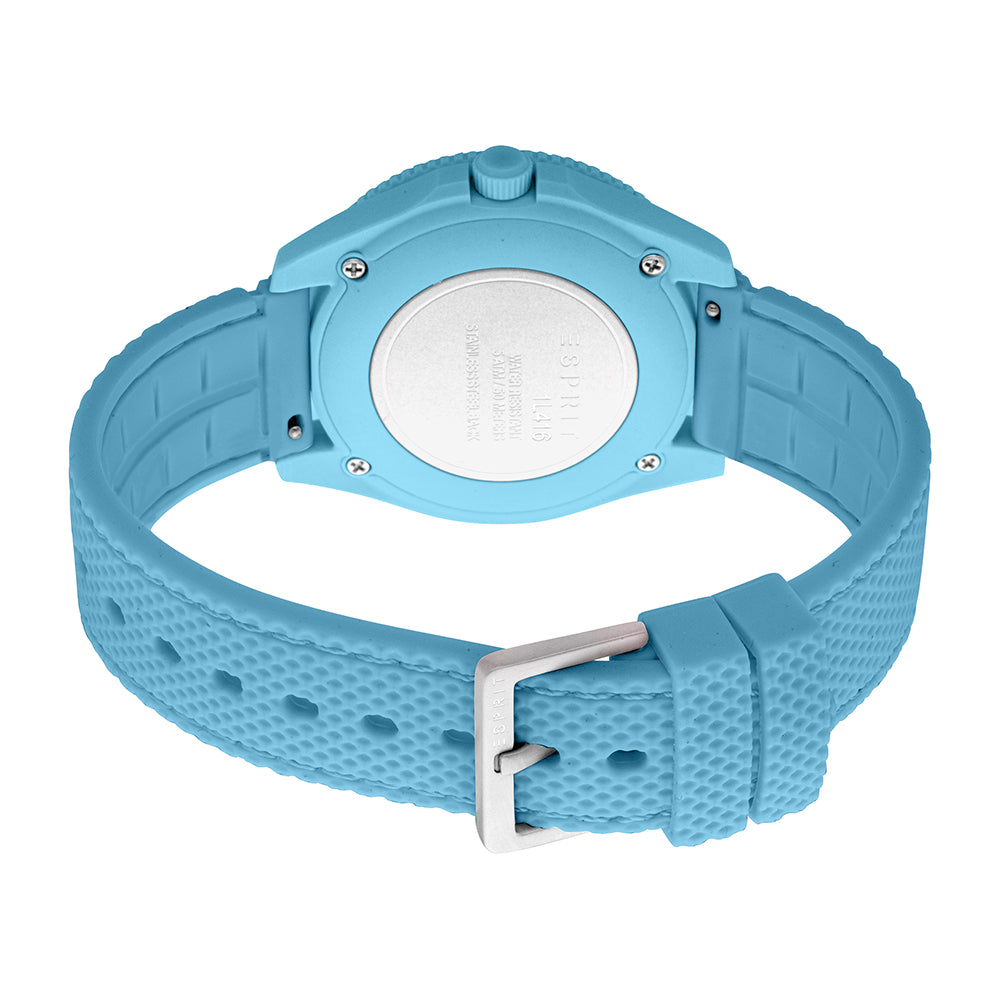 Esprit Unisex Fashion Eco-Ceramic Quartz Light Blue Watch