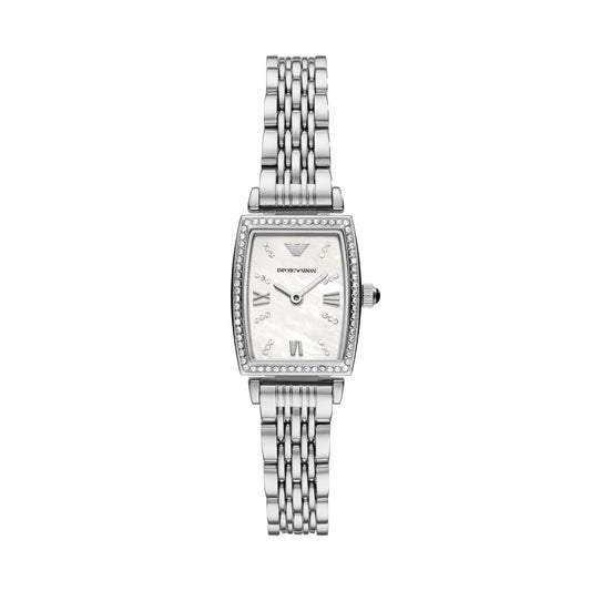 Emporio Armani MOP ANLG Watch 0 JWL SS Metal BRCLT