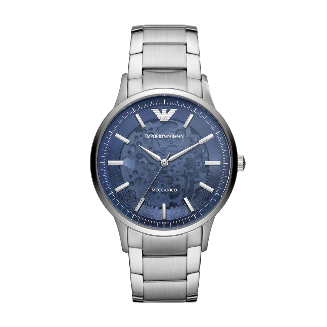 EMPORIO ARMANI AUTOM WATCH 21 JWL SS METAL BRCLT