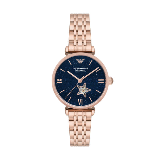 Emporio Armani Automatic Watch 21 JWL GP Metal Brac