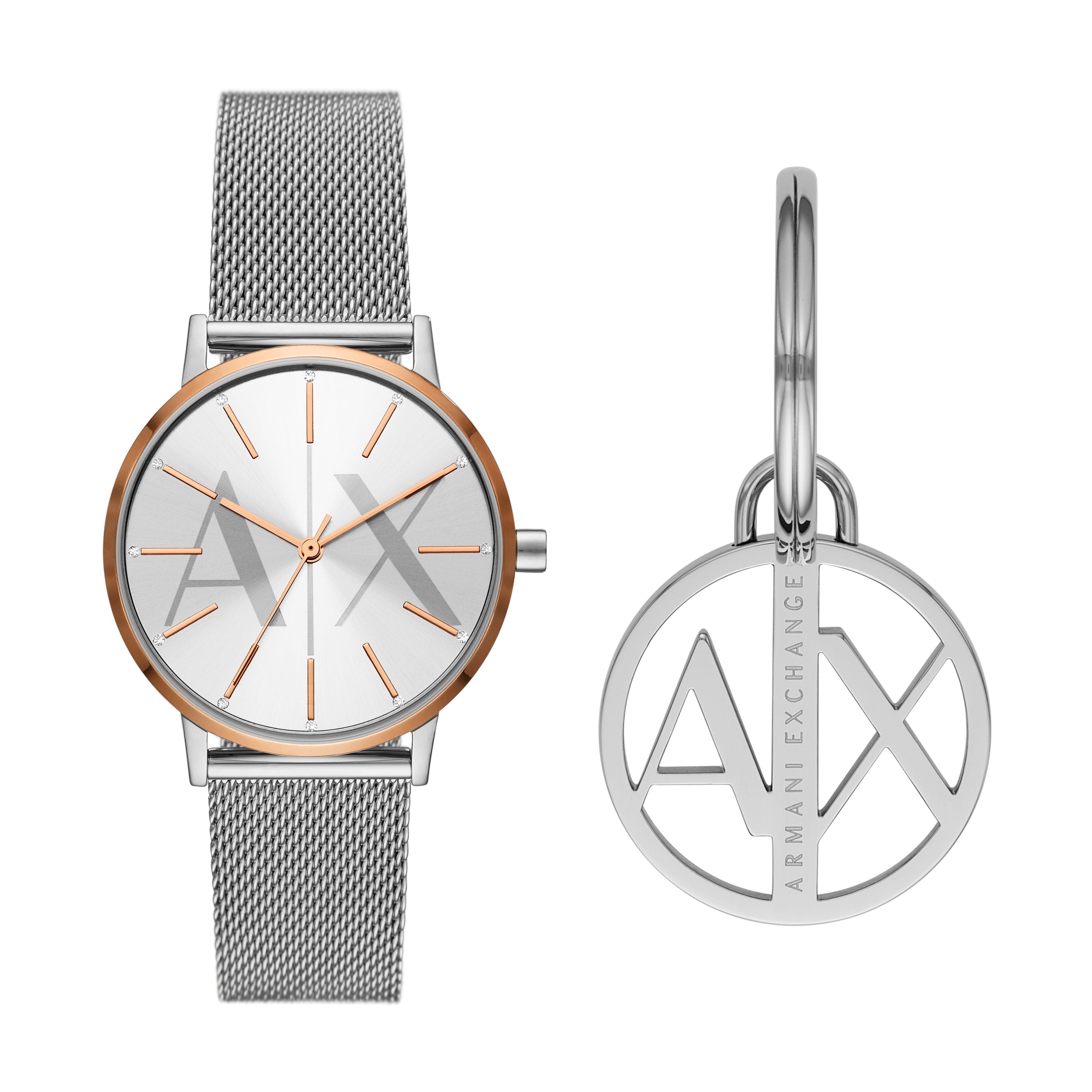 Armani Exchange Women's Set Watch And Keyfob – The Watch House