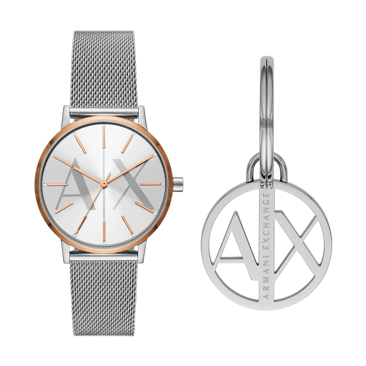 Armani Exchange Women's Set Watch And Keyfob