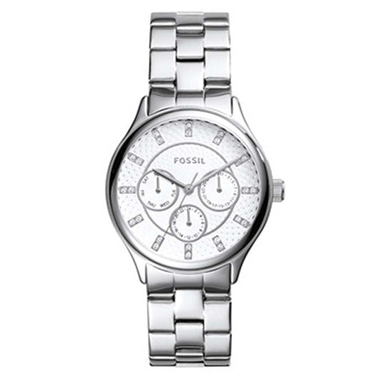 Fossil Analog Women's Watch Stainless Steel Metal Bracelet